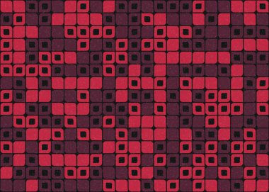 Soyut Geometrik Desen üretken hesaplama sanatı çizimi