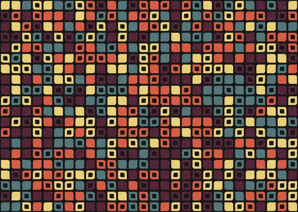 Resumo Ilustração Arte Computacional Gerativa Padrão Geométrico —  Vetores de Stock