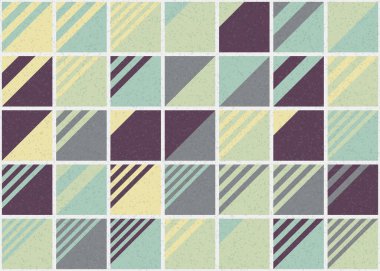 Soyut Geometrik Desen üretken hesaplama sanatı çizimi