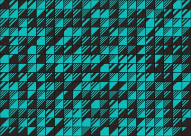 Soyut Geometrik Desen üretken hesaplama sanatı çizimi