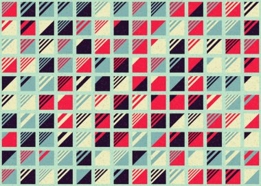 Soyut Geometrik Desen üretken hesaplama sanatı çizimi