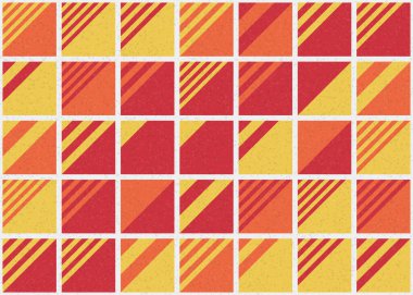 Soyut Geometrik Desen üretken hesaplama sanatı çizimi