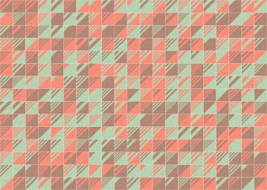 Soyut Geometrik Desen üretken hesaplama sanatı çizimi