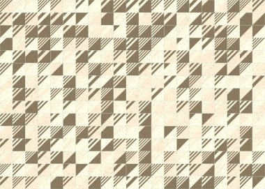 Soyut Geometrik Desen üretken hesaplama sanatı çizimi