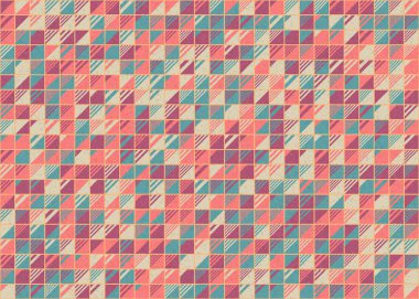 Soyut Geometrik Desen üretken hesaplama sanatı çizimi