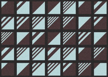 Soyut Geometrik Desen üretken hesaplama sanatı çizimi