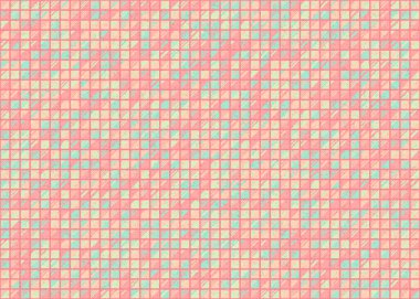 Soyut Geometrik Desen üretken hesaplama sanatı çizimi