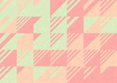 Soyut Geometrik Desen üretken hesaplama sanatı çizimi