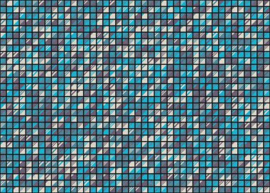 Soyut Geometrik Desen üretken hesaplama sanatı çizimi