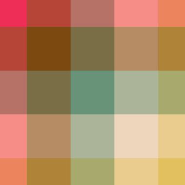 Soyut Geometrik Desen, üretken hesaplama sanatı çizimi