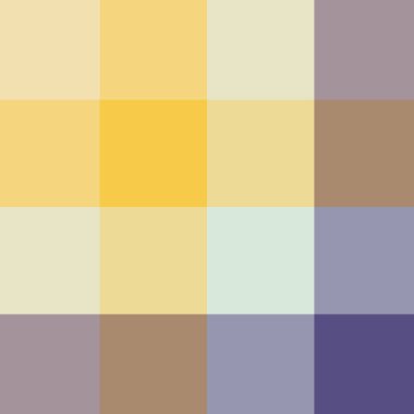 Soyut Geometrik Desen, üretken hesaplama sanatı çizimi