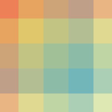 Soyut Geometrik Desen, üretken hesaplama sanatı çizimi