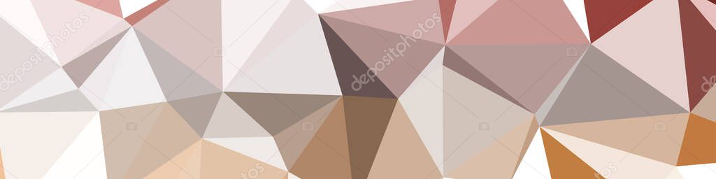 Abstract background pattern made of polygons in shades of color, Generative Art background illustration 