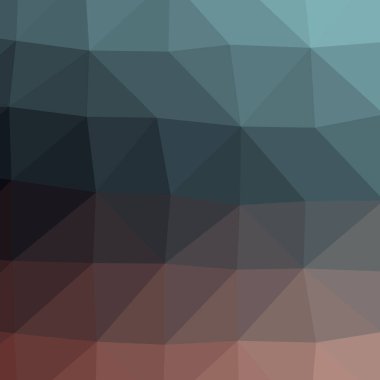 Soyut sanatsal düşük çokgen üretken sanat arkaplanı çizimi