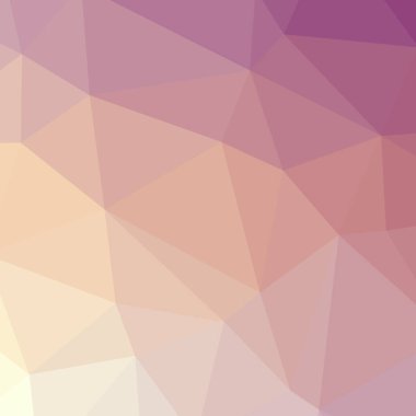 Soyut renkli çokgen arkaplan. Üretken sanat. Vektör illüstrasyonu