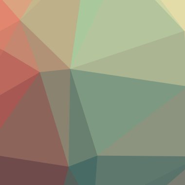 Soyut renkli çokgen arkaplan. Üretken sanat. Vektör illüstrasyonu