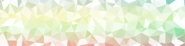 Abstract Gekleurde Laag Polygonen Generatieve Kunst Achtergrond — Stockvector