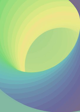 Renkli girdaplı solucan deliği, dijital sanat