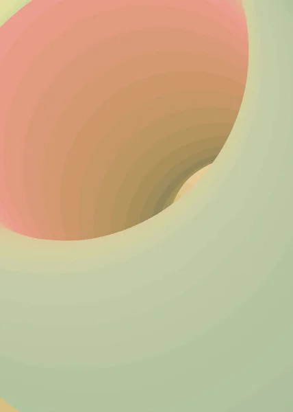 Farbe Swirl Hintergrund Generative Art Illustration Twist — Stockvektor