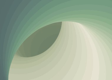 Renkli girdaplı solucan deliği, dijital sanat