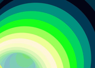 Renkli girdaplı solucan deliği, dijital sanat