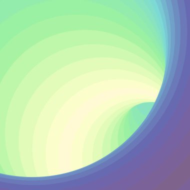 Renkli girdap solucan deliği girdabı bükülmesi, üretken sanat vektörü çizimi