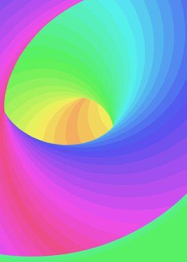 Renk Girdabı, Üretici Sanat arkaplan illüstrasyonu