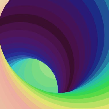 Renk Girdabı, Sanat arkaplan illüstrasyonu