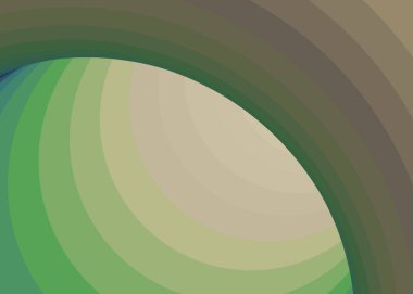 Renkli girdaplı solucan deliği, dijital sanat