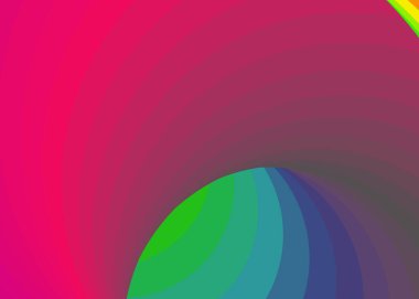 Renk Girdabı Sıcaklığı, Sanat arkaplan illüstrasyonu