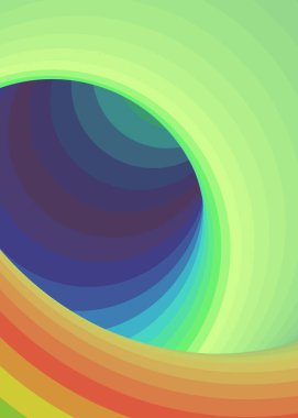 Renk Girdabı, Sanat arkaplan illüstrasyonu