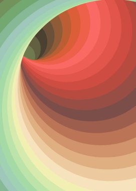 Renk Girdabı, Sanat arkaplan illüstrasyonu