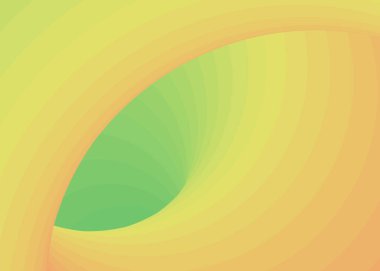 Renkli girdaplı solucan deliği, dijital sanat