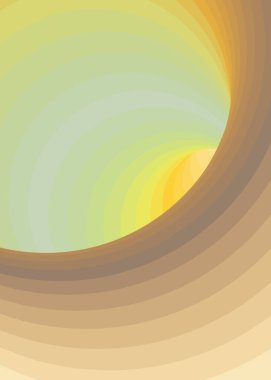 Renkli girdaplı solucan deliği, dijital sanat