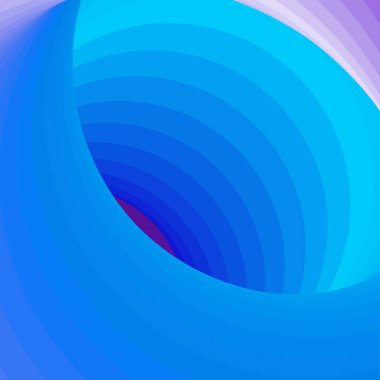 Renkli girdaplı solucan deliği, dijital sanat