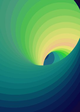 Renk Girdabı, Sanat arkaplan illüstrasyonu