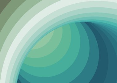 Renkli girdaplı solucan deliği, dijital sanat