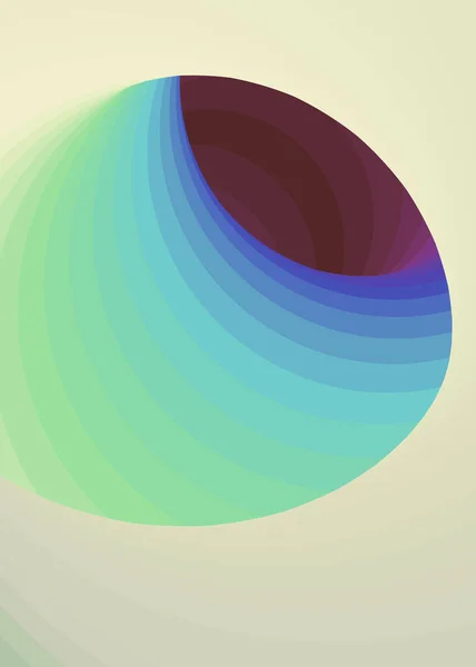 Χρώμα Δίνη Σκουληκότρυπα Ψηφιακή Τέχνη — Διανυσματικό Αρχείο