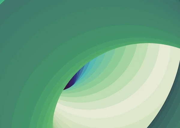 Kleur Werveling Warm Gat Vortex Twist Generative Art Achtergrond Illustratie — Stockvector