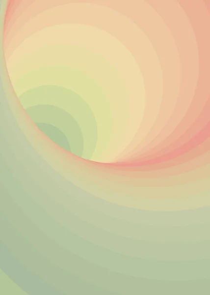 Farbe Swirl Hintergrund Generative Art Illustration Twist — Stockvektor