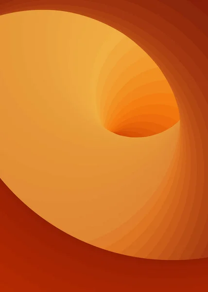 Color Swirl Wormhole Vortex Twist Generative Art Vector Illustration — Stock Vector