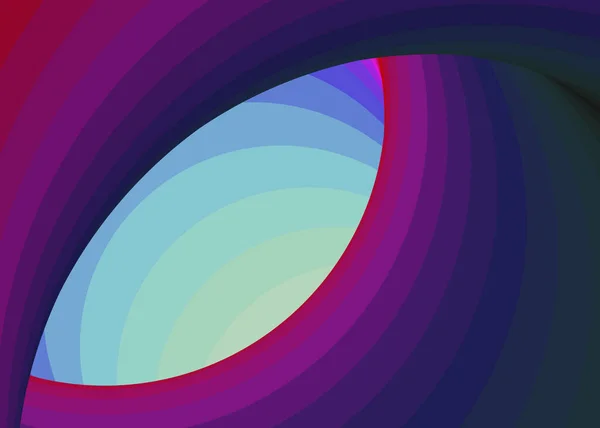 Färg Swirl Generativ Konst Bakgrund Illustration — Stock vektor