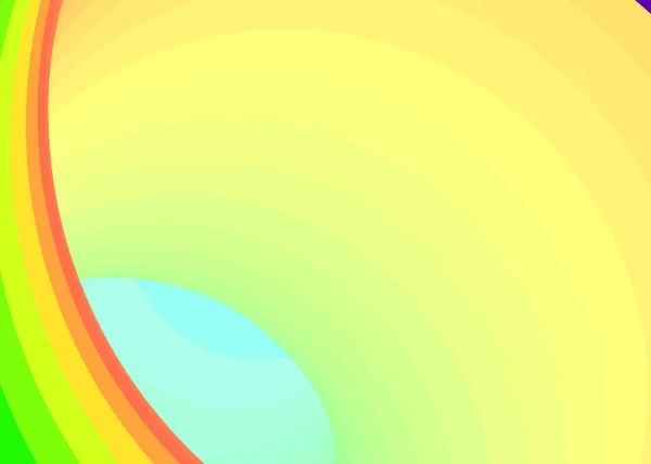 色彩漩涡艺术背景图解 — 图库矢量图片