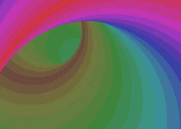 Color Swirl Background Generative Art Illustration Twist — Stock Vector