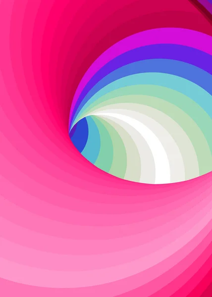 Color Swirl Art Background Illustration — 스톡 벡터