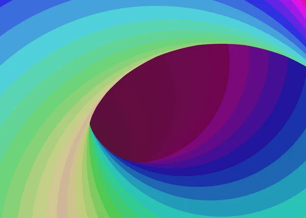 Farbe Swirl Kunst Hintergrund Illustration — Stockvektor