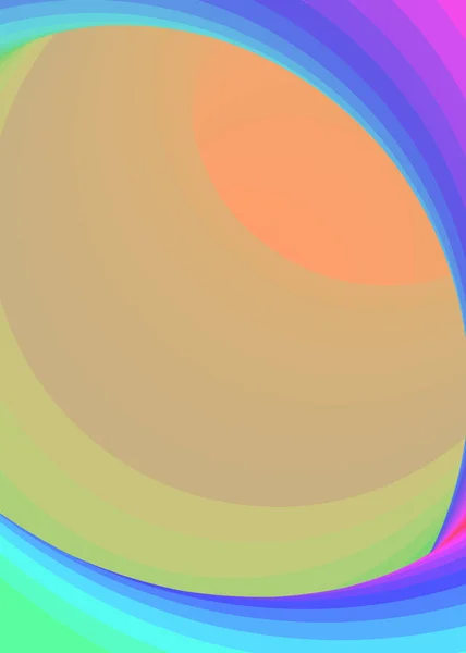 Farbwirbelwurmloch Digitale Kunst — Stockvektor