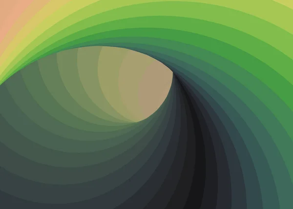 Farbe Swirl Kunst Hintergrund Illustration — Stockvektor