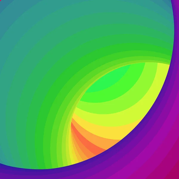 Color Swirl Warmhole Art Background Illustration — стоковий вектор