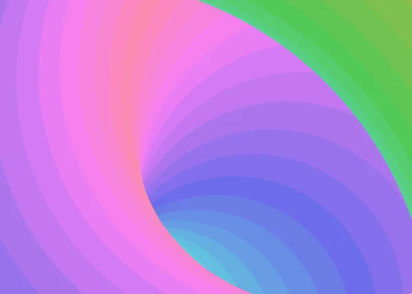 Color Swirl Generative Art Hintergrundillustration — Stockvektor